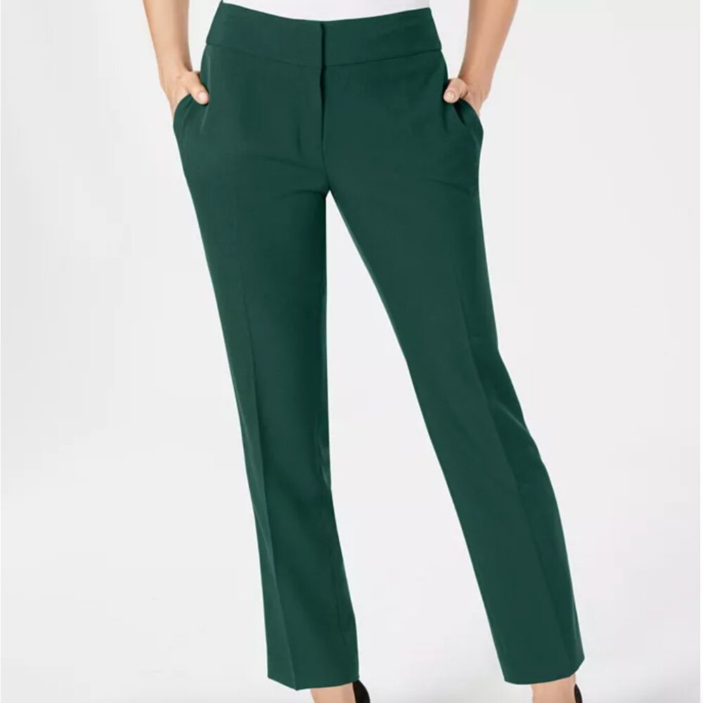 Petite Stretch Crepe Slim-Leg Pants - Kasper (Macy's)